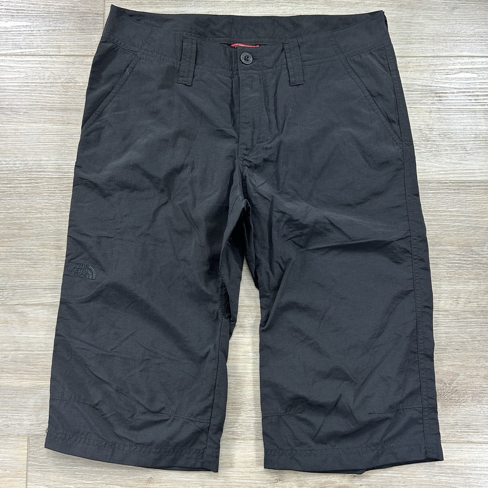 The North Face Womens Size 8 Black Capri Pants Outdoor Hiking Trail